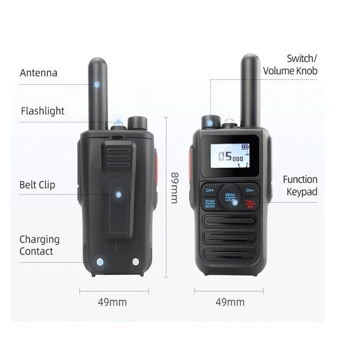 Handheld Super Mini Walkie Talkie